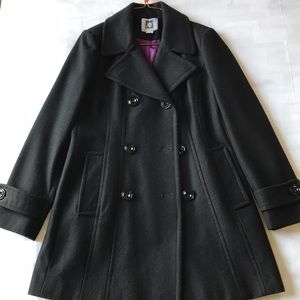 Beautiful winter coat with purple lining
